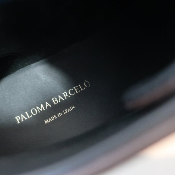 Womens Paloma Barcelo Dark Brown Leather Platform Shoe Bootie 38 US/7.5 - 8 - Picture 11 of 16